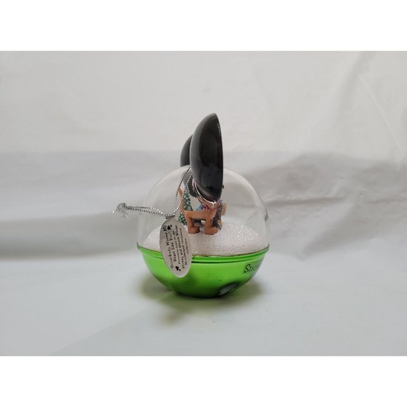 Mickey Mouse Snow Globe Ornament SNOWBODY WARMS MY HEART Bradford #A1143 COA - Picture 5 of 12